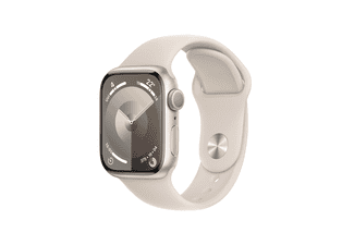 APPLE Watch Series 9 GPS MR8U3TU A 41 mm Yıldız Işığı Alüminyum Kasa ve Yıldız Işığı Spor Kordon